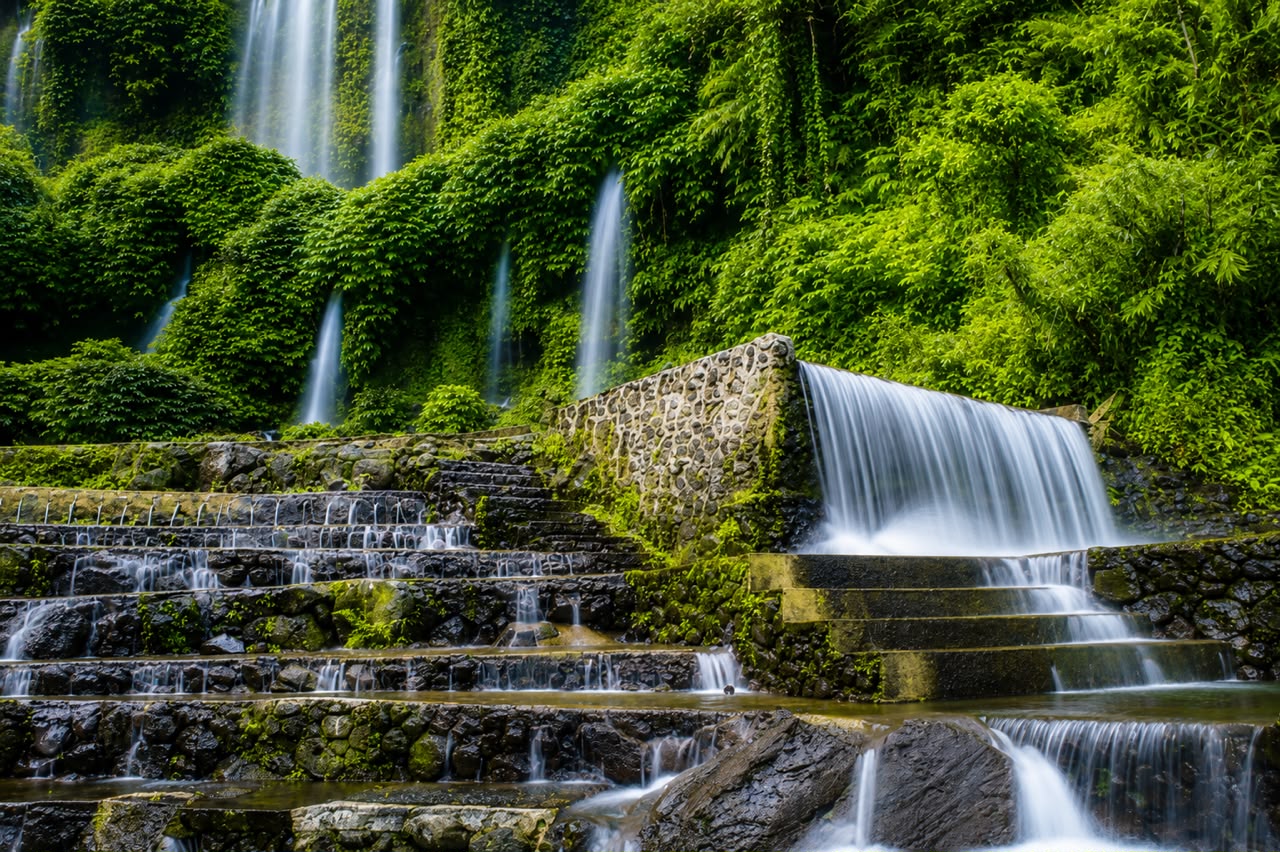Home benang kelambu waterfall